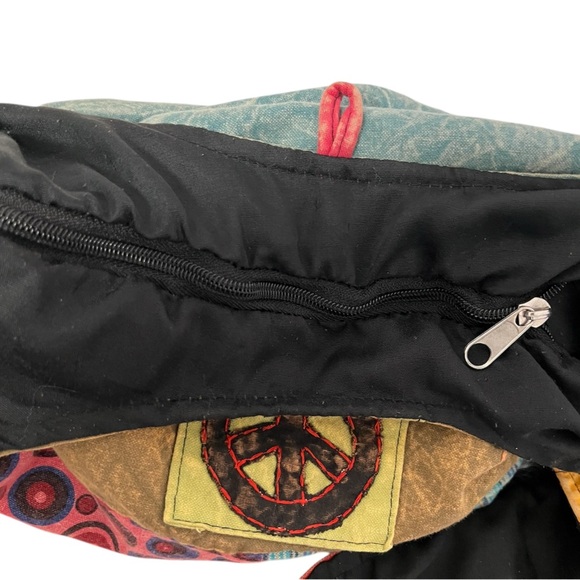 Himalayan Patchwork Peace Hobo Bag Hippie - Picture 5 of 8